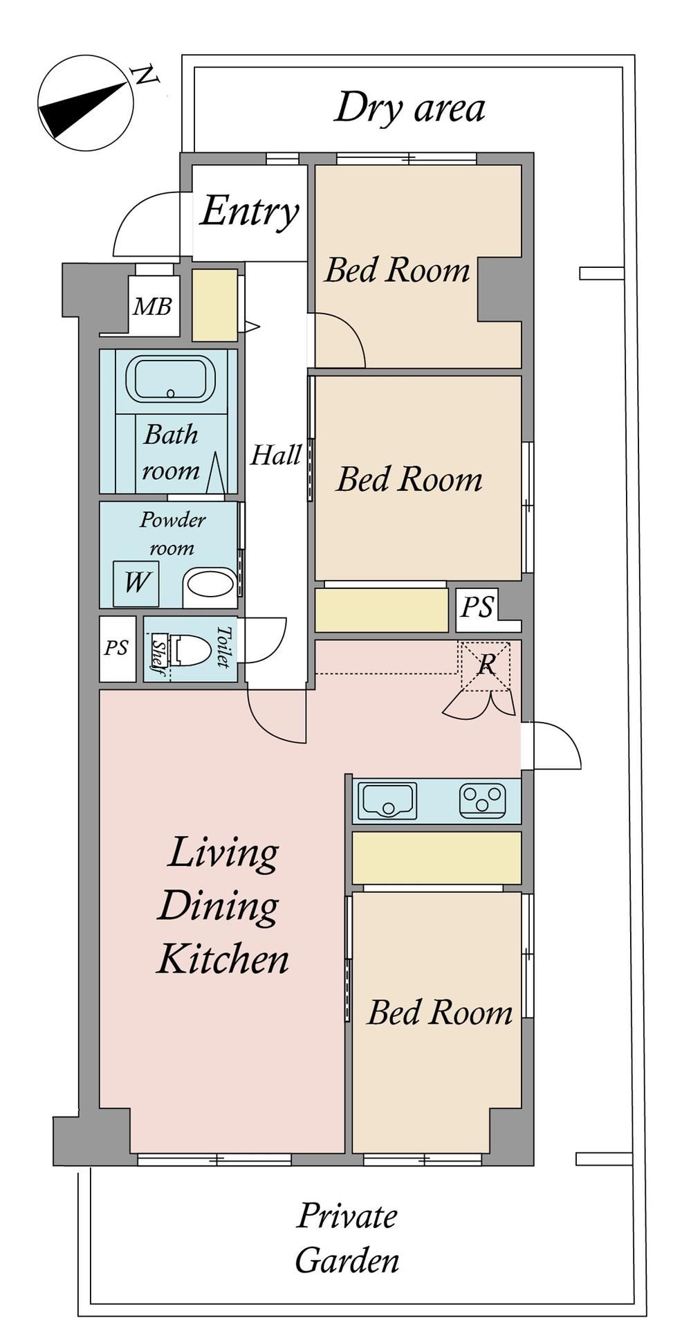 3LDK apartment in Setagaya Ward, Tokyo - Photo 1