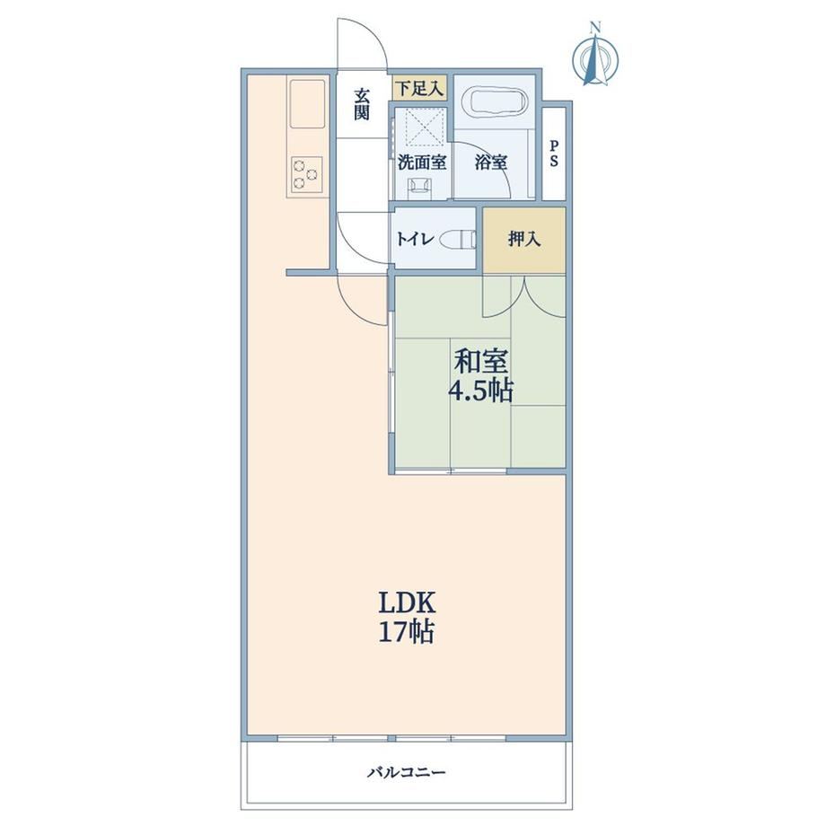 1LDK apartment in Chuo Ward, Kobe, Hyogo - Photo 1
