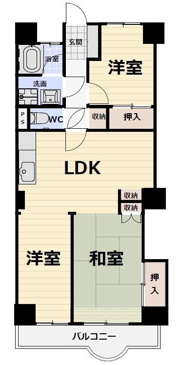 3LDK apartment in Osakasayama, Osaka - Photo 1