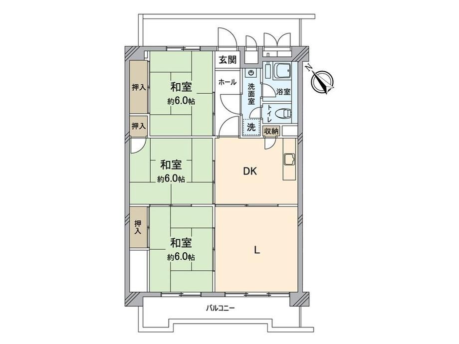3LDK apartment in Midori Ward, Nagoya, Aichi - Photo 1
