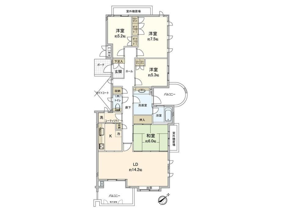 4LDK apartment in Midori Ward, Yokohama, Kanagawa - Photo 1