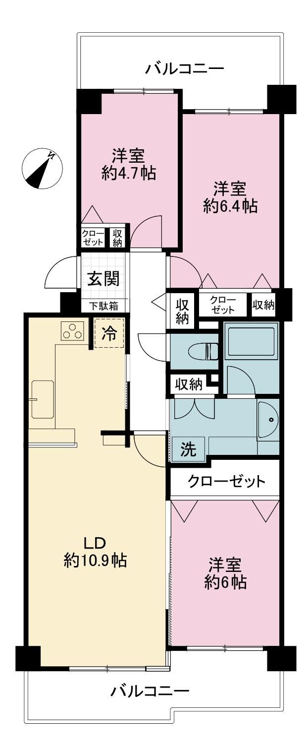 3LDK apartment in Totsuka Ward, Yokohama, Kanagawa - Photo 1