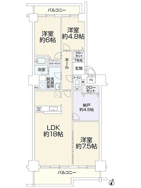 3LDK+S apartment in Mino, Osaka - Photo 1