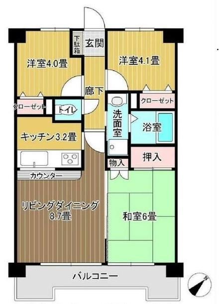 3LDK apartment in Midori Ward, Chiba - Photo 1