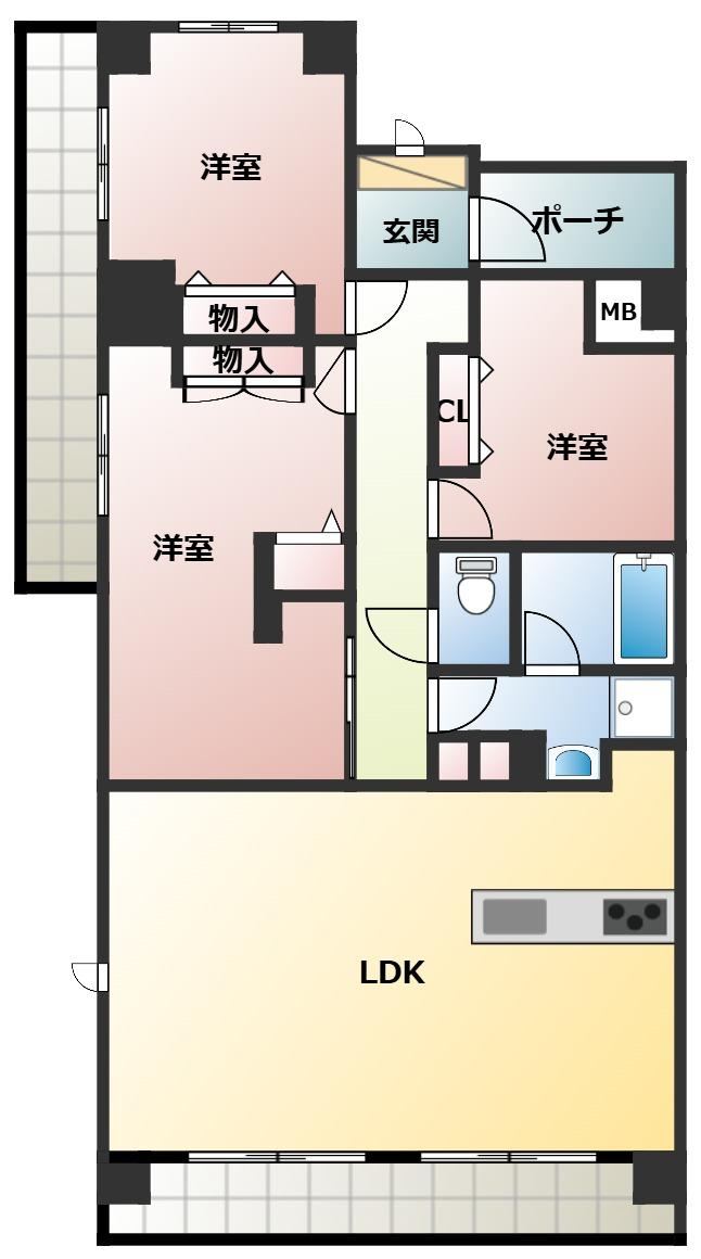 3LDK apartment in Kakogawa, Hyogo - Photo 1