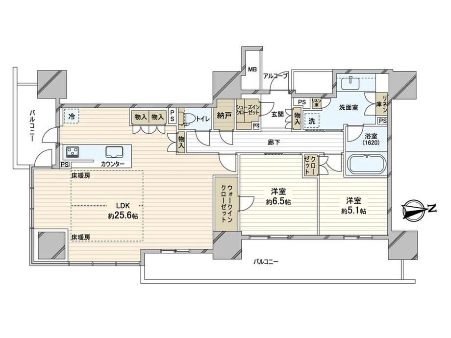 2LDK apartment in Tennoji Ward, Osaka - Photo 1