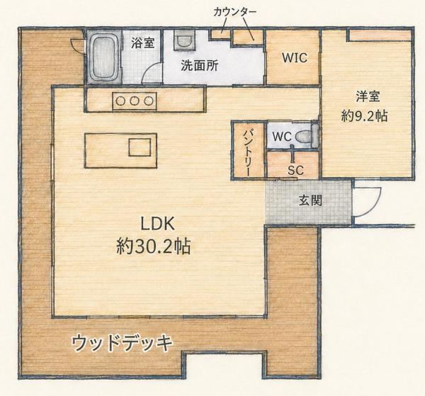 1LDK house in Higashi Ward, Fukuoka - Photo 1