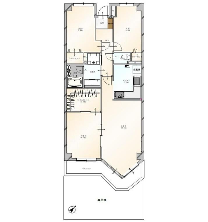 3LDK apartment in Edogawa Ward, Tokyo - Photo 1