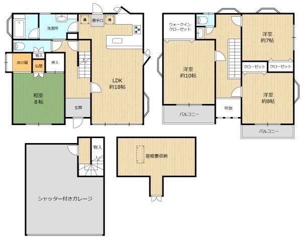 4LDK+S house in Ikoma, Nara - Photo 1