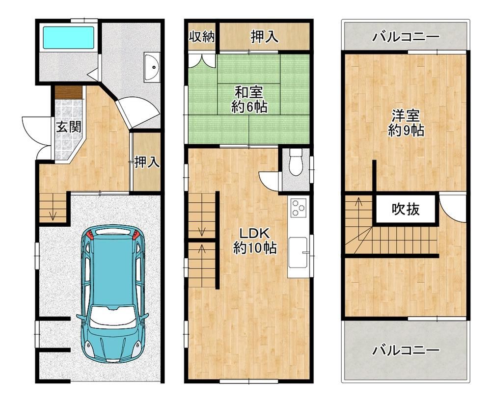 2LDK+S house in Nishinari Ward, Osaka - Photo 1