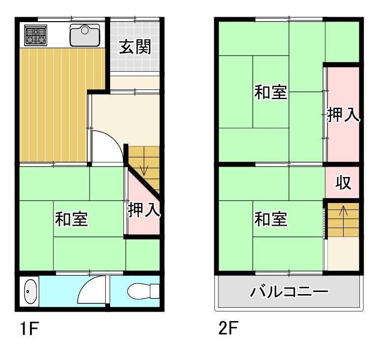 3DK house in Higashiosaka, Osaka - Photo 1