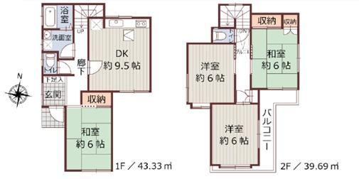4DK house in Hino, Tokyo - Photo 1