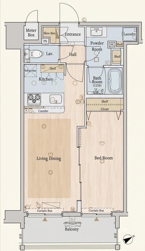 1LDK apartment in Taito Ward, Tokyo - Photo 1