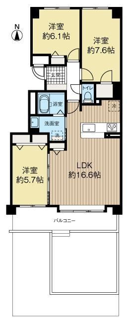 3DK apartment in Toyohira Ward, Sapporo, Hokkaido - Photo 1