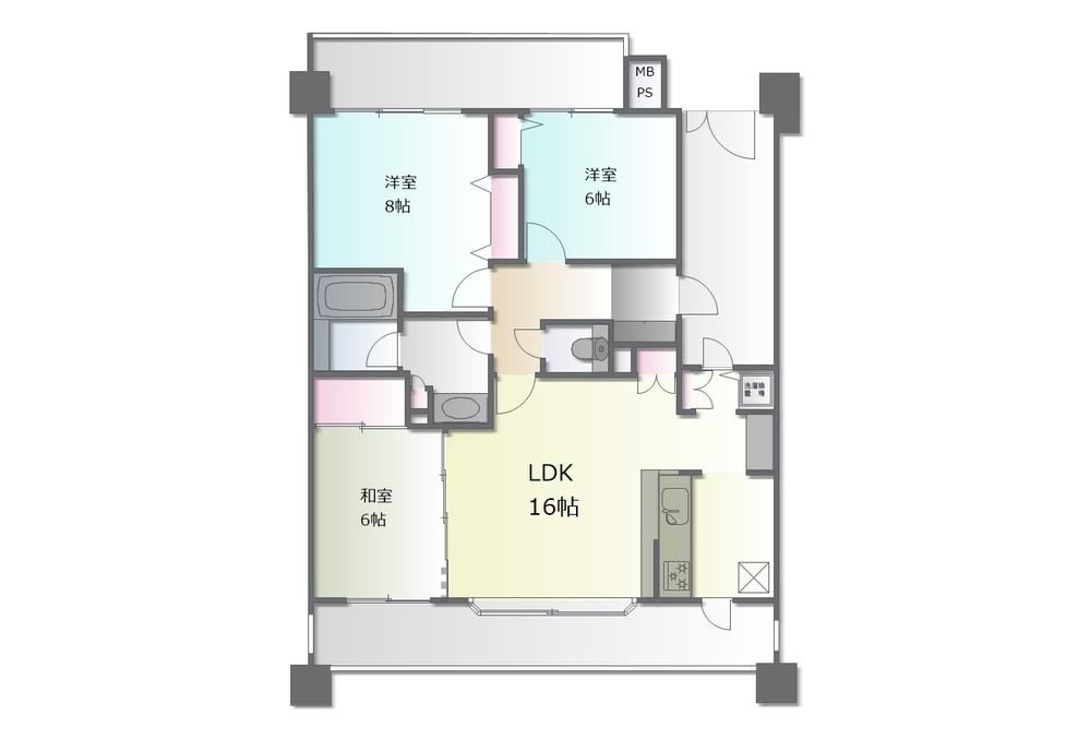 3LDK apartment in Fussa, Tokyo - Photo 1