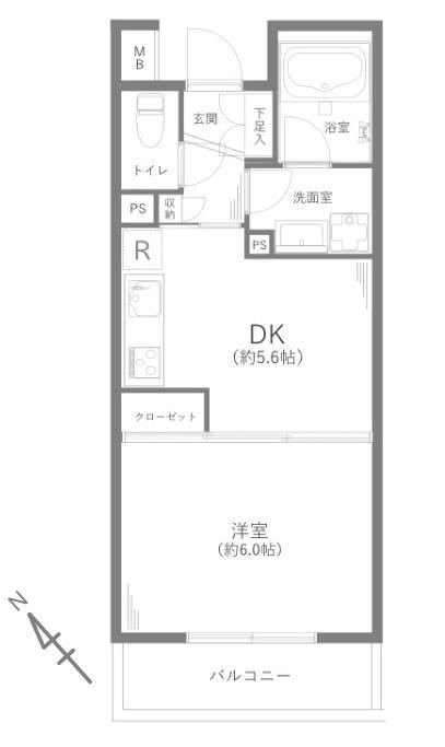 1DK apartment in Meguro Ward, Tokyo - Photo 1