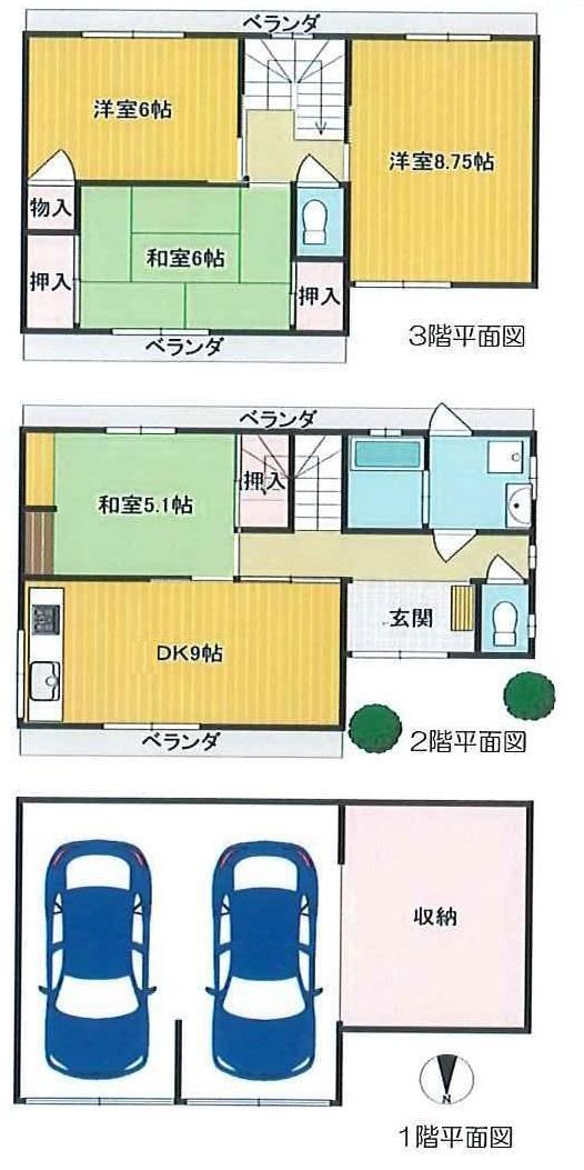 4DK house in Toyonaka, Osaka - Photo 1