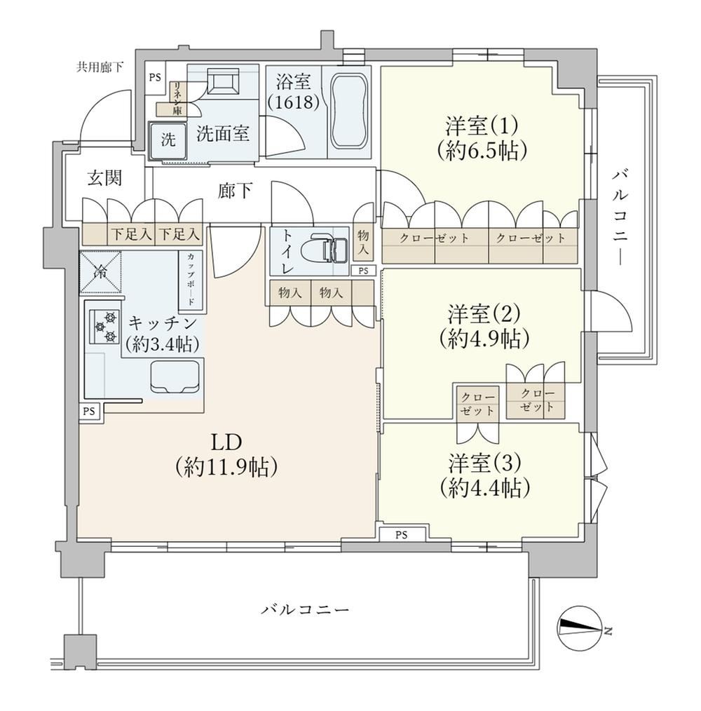 3LDK apartment in Nerima Ward, Tokyo - Photo 1
