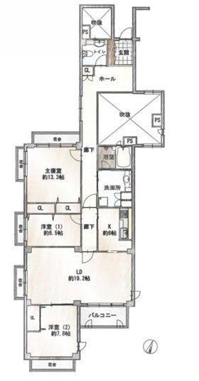 3LDK apartment in Higashinada Ward, Kobe, Hyogo - Photo 1