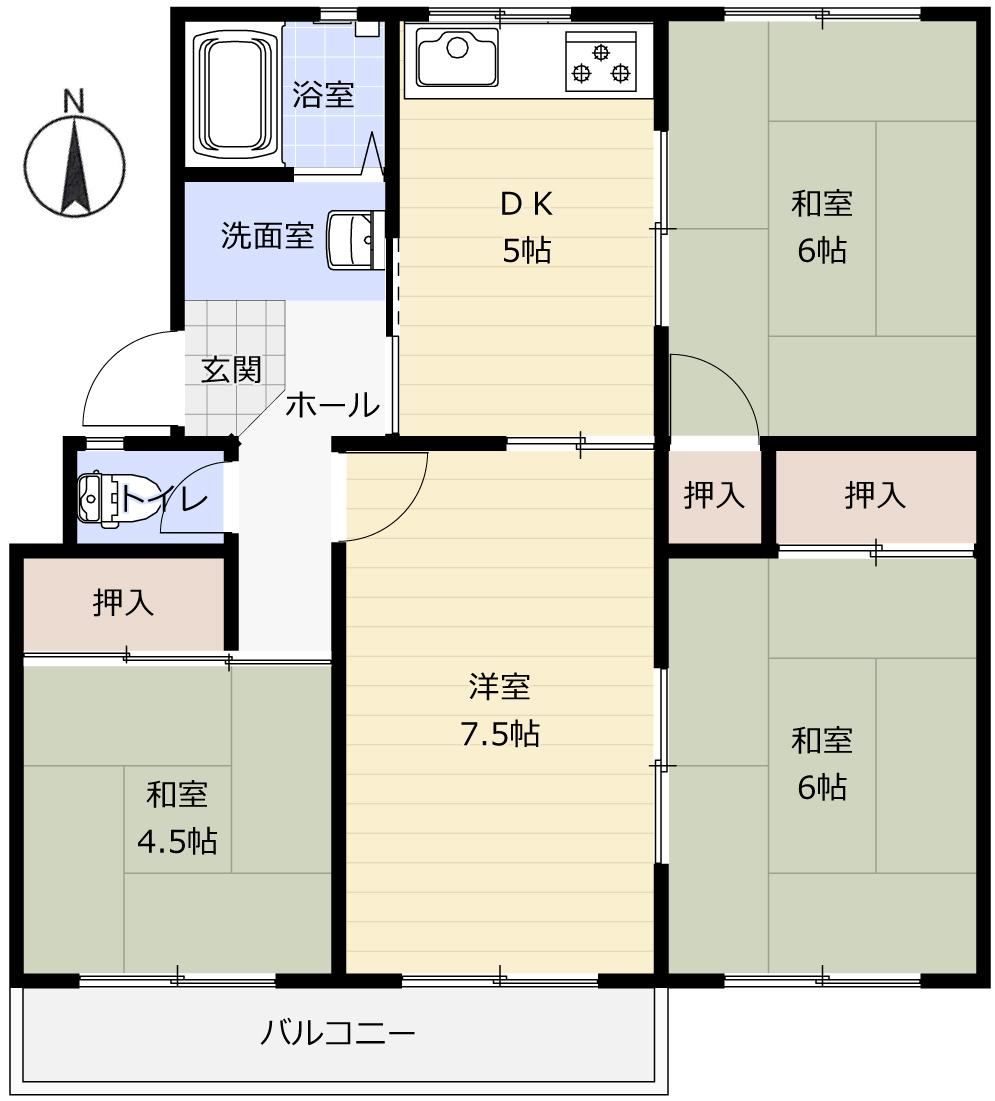 4DK apartment in Suma Ward, Kobe, Hyogo - Photo 1