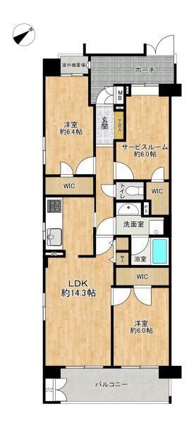 2LDK+S apartment in Ichikawa, Chiba - Photo 1