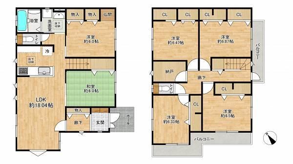 6LDK house in Ichikawa, Chiba - Photo 1