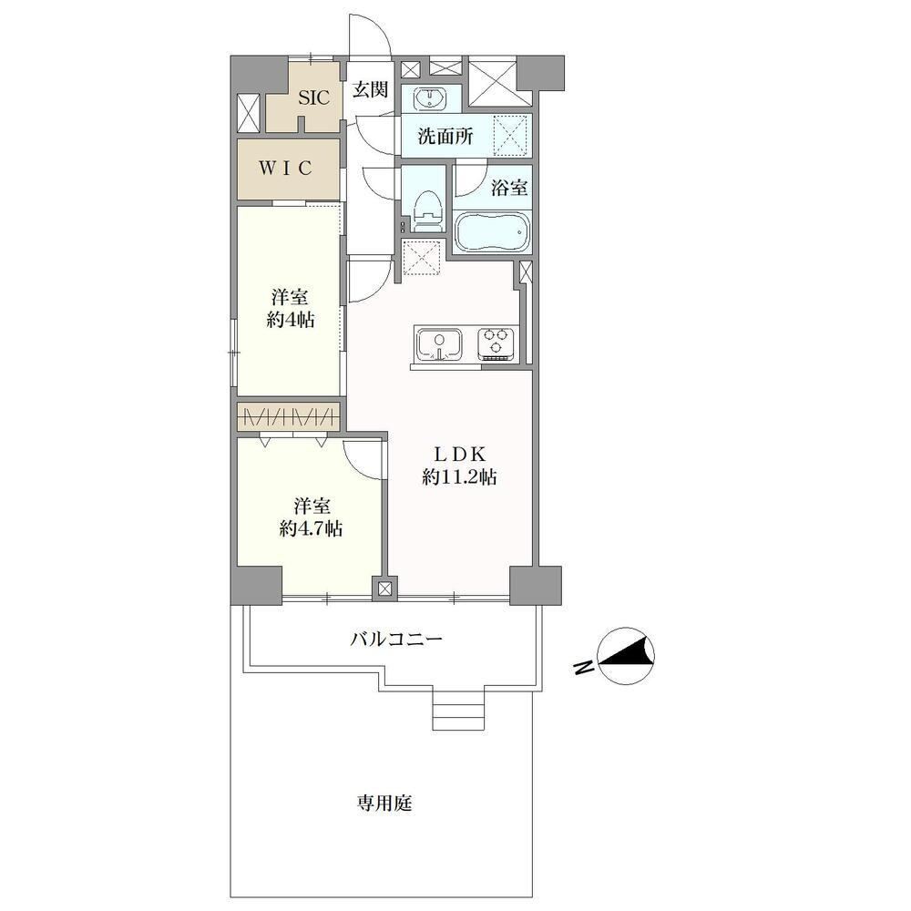 2LDK apartment in Minato Ward, Tokyo - Photo 1
