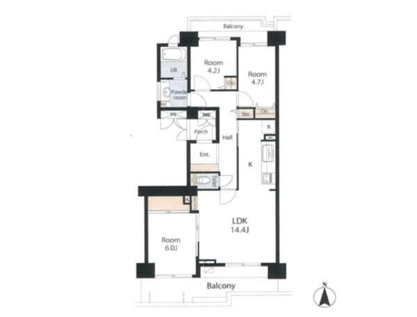 3LDK apartment in Asahi Ward, Yokohama, Kanagawa - Photo 1