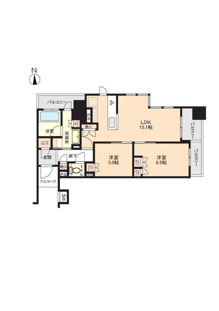 2LDK apartment in Naka Ward, Nagoya, Aichi - Photo 1