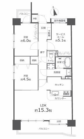 3LDK apartment in Nishi Ward, Hiroshima - Photo 1