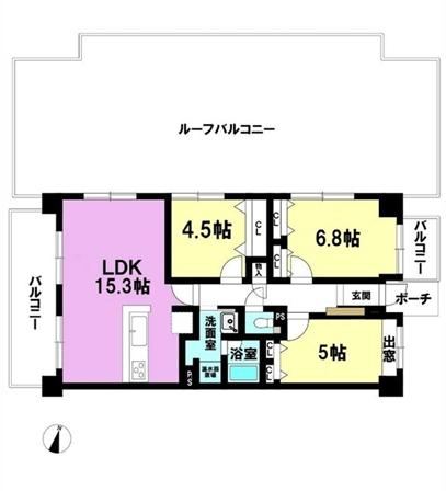 3LDK apartment in Asaminami Ward, Hiroshima - Photo 1