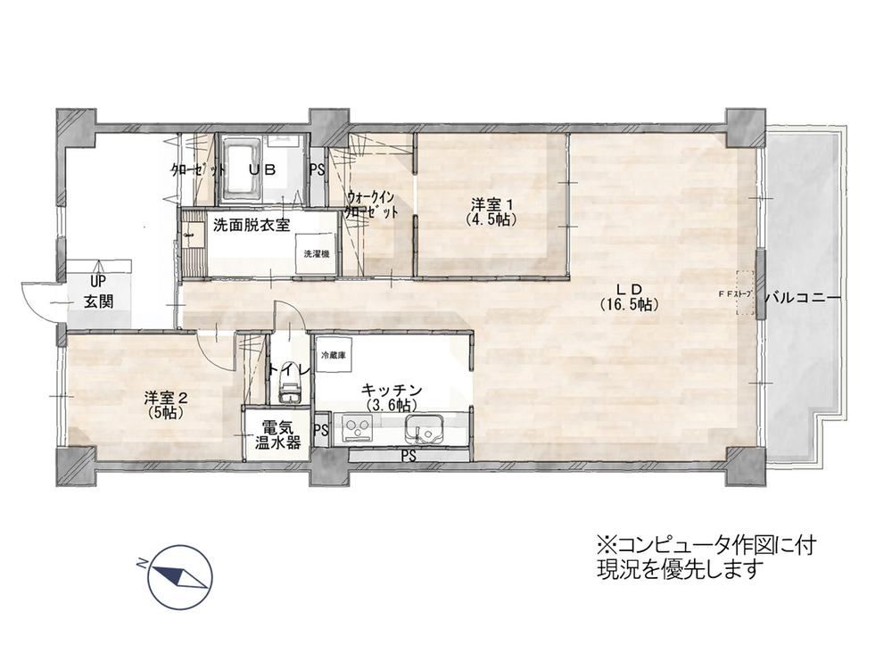 2LDK apartment in Chuo Ward, Sapporo, Hokkaido - Photo 1