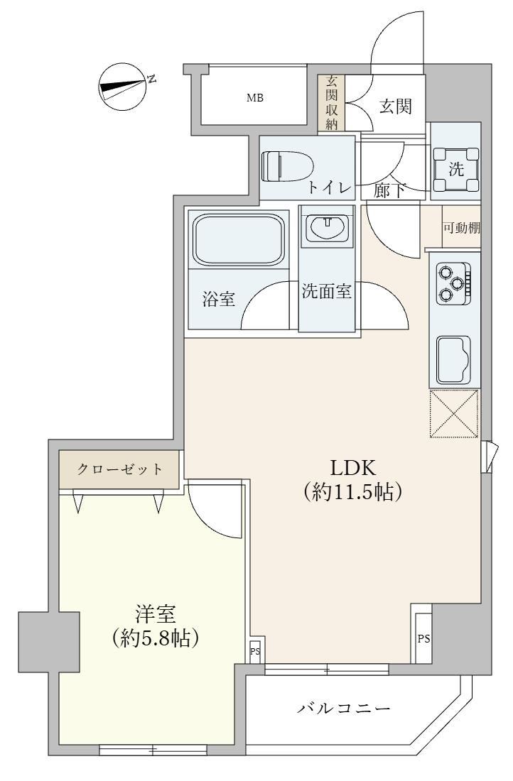 1LDK apartment in Taito Ward, Tokyo - Photo 1