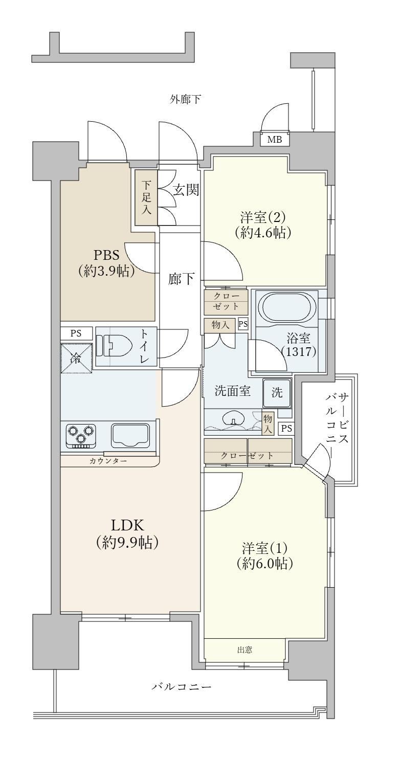 2LDK apartment in Suginami Ward, Tokyo - Photo 1