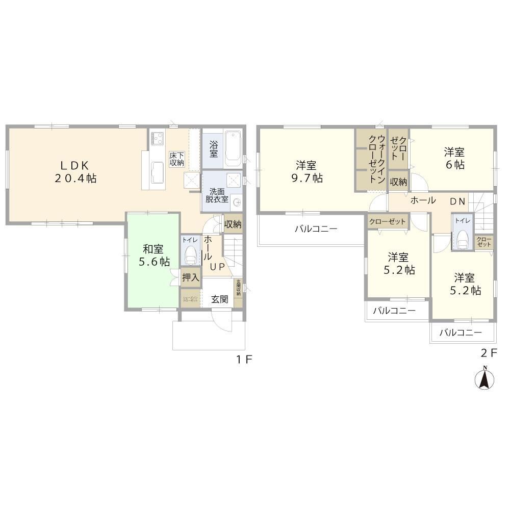 5LDK house in Kasugai, Aichi - Photo 1