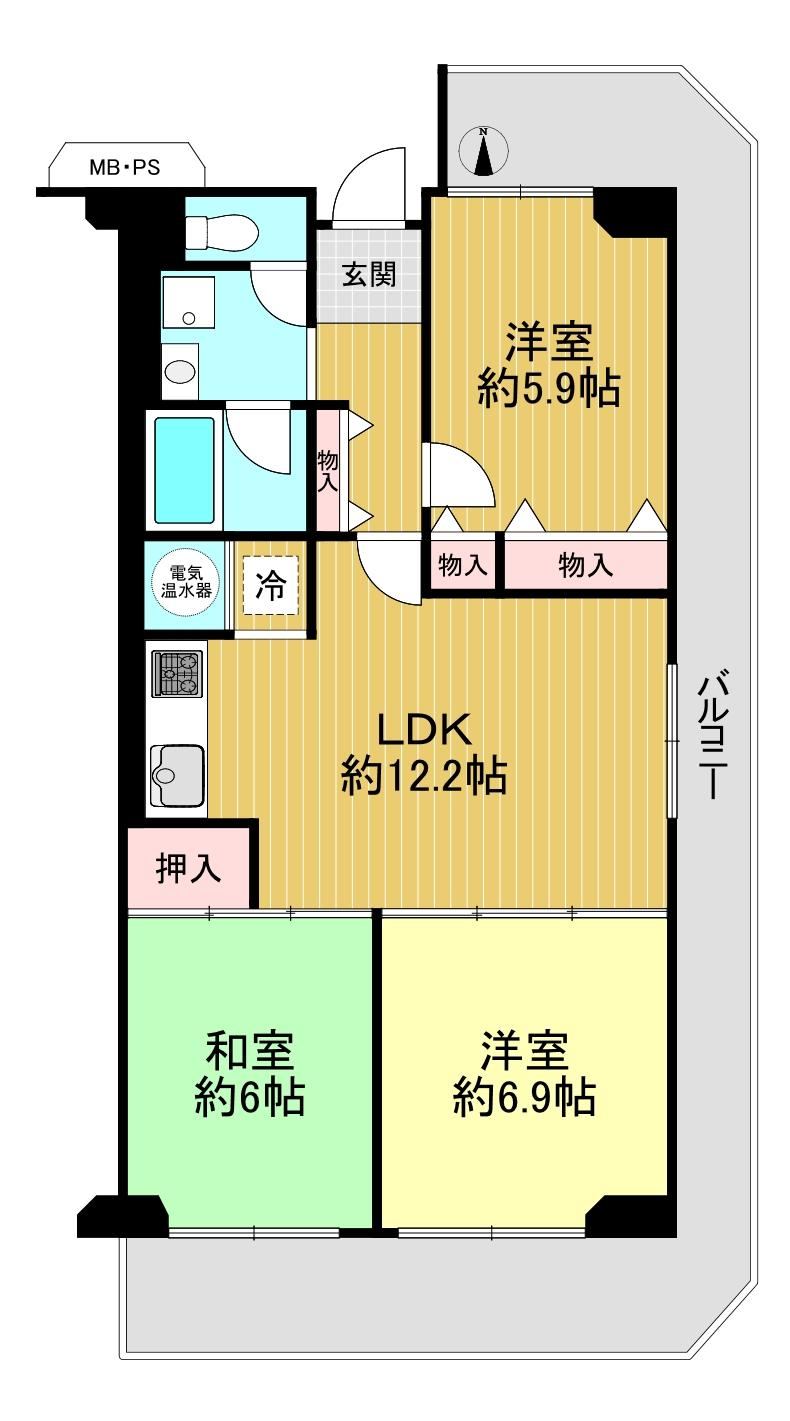 3LDK apartment in Kita Ward, Osaka - Photo 1