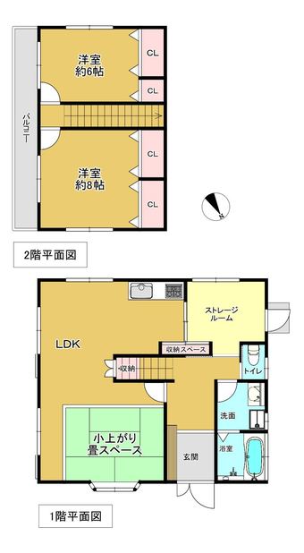 2LDK+S house in Nogata
