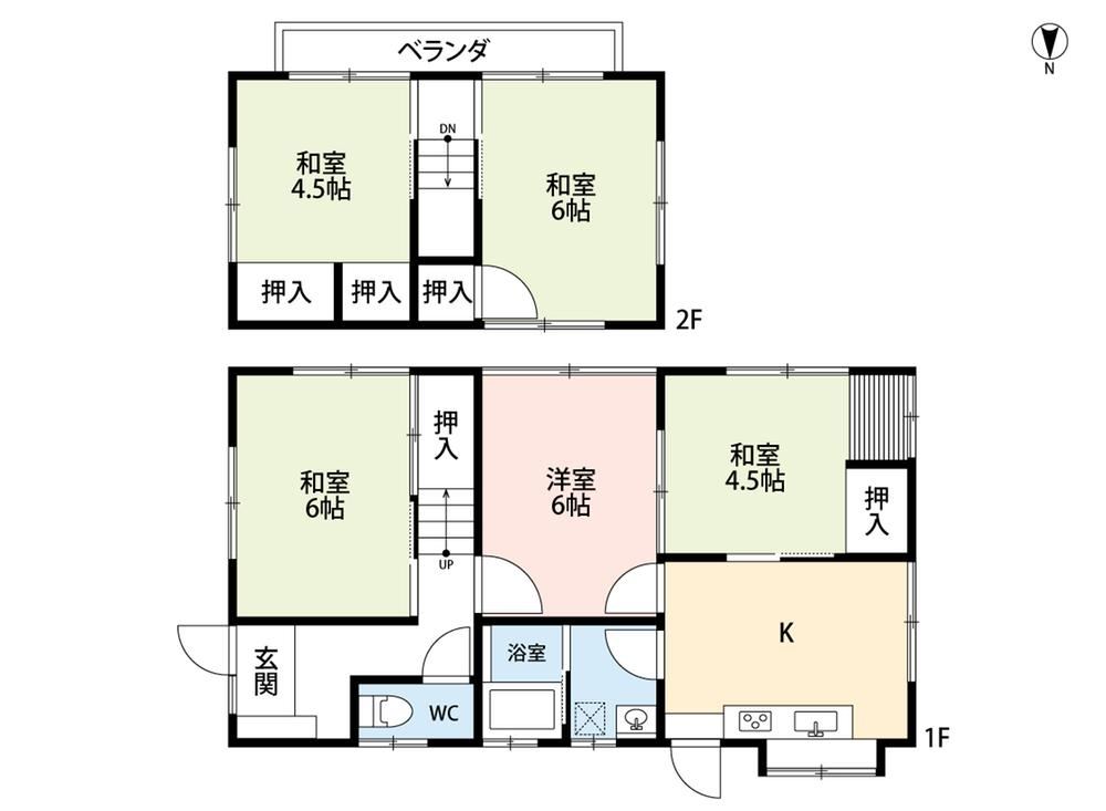 5DK house in Fukushima, Fukushima - Photo 1