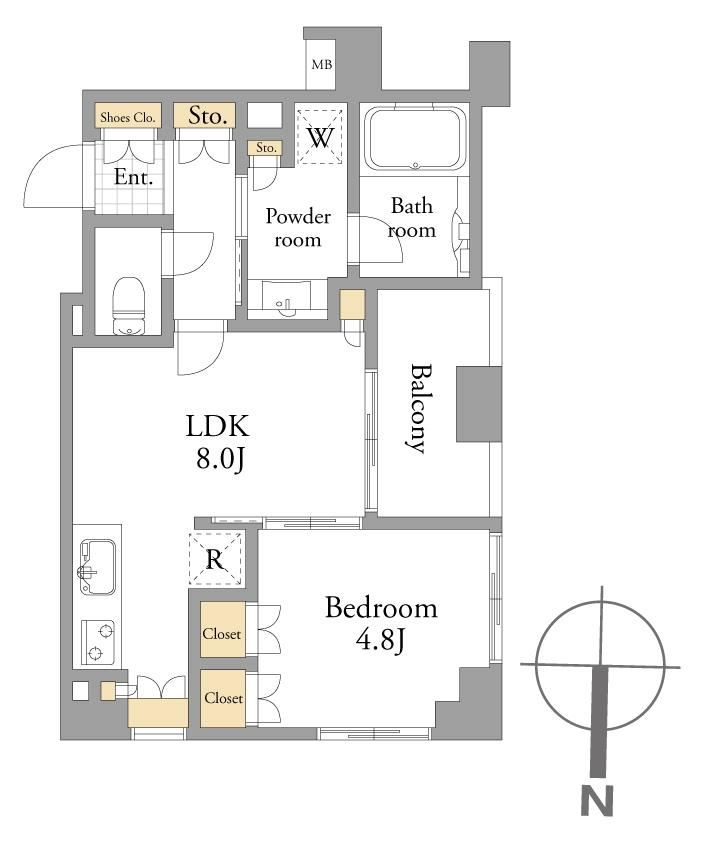 1LDK apartment in Toshima Ward, Tokyo - Photo 1