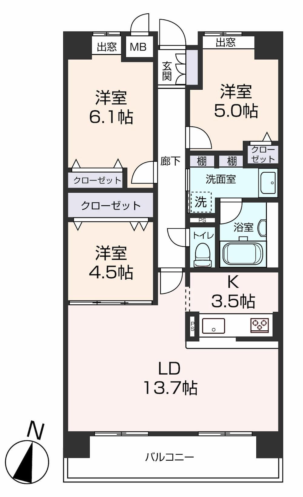 3LDK apartment in Kita Ward, Kyoto - Photo 1