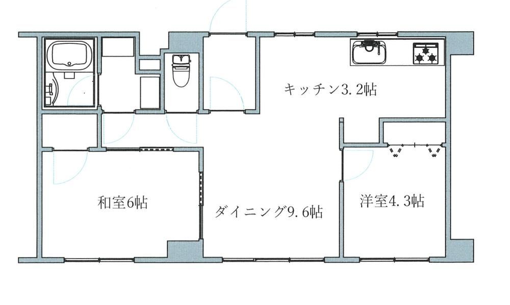 2LDK apartment in Toride, Ibaraki - Photo 1