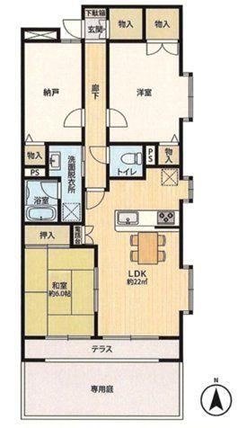 2LDK+S apartment in Higashikurume, Tokyo - Photo 1