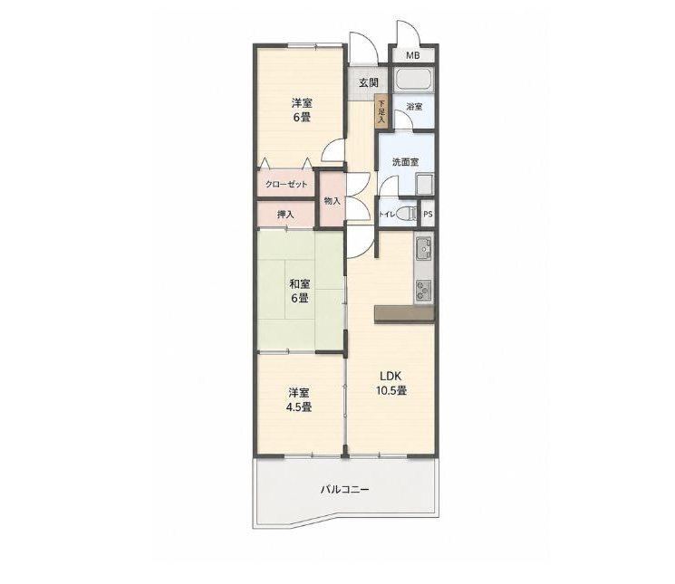 3LDK apartment in Izumi Ward, Sendai, Miyagi - Photo 1