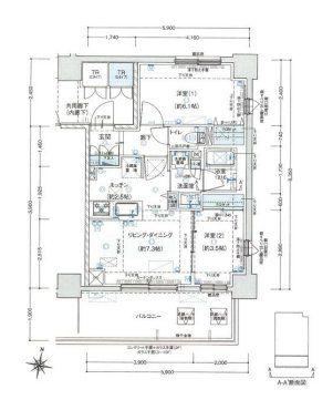 2LDK apartment in Kita Ward, Sapporo, Hokkaido - Photo 1