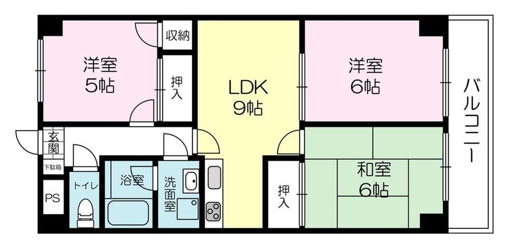 3LDK apartment in Himeji, Hyogo - Photo 1