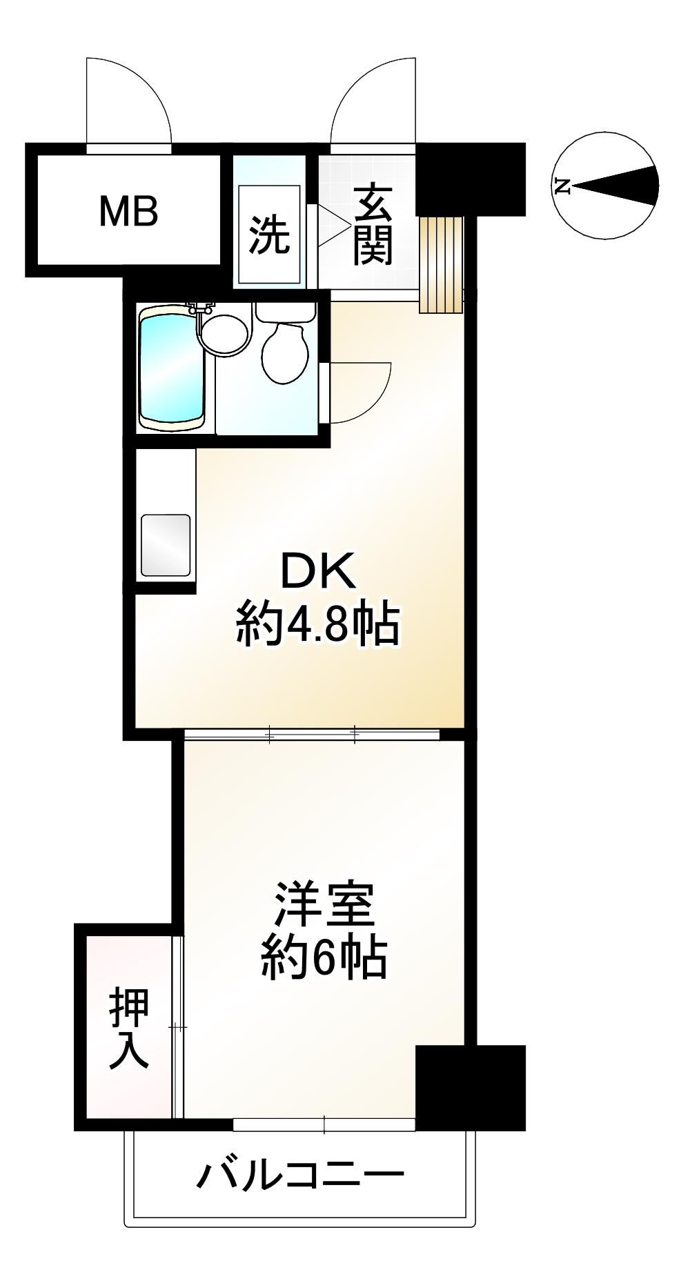 1DK apartment in Shimogyo Ward, Kyoto - Photo 1