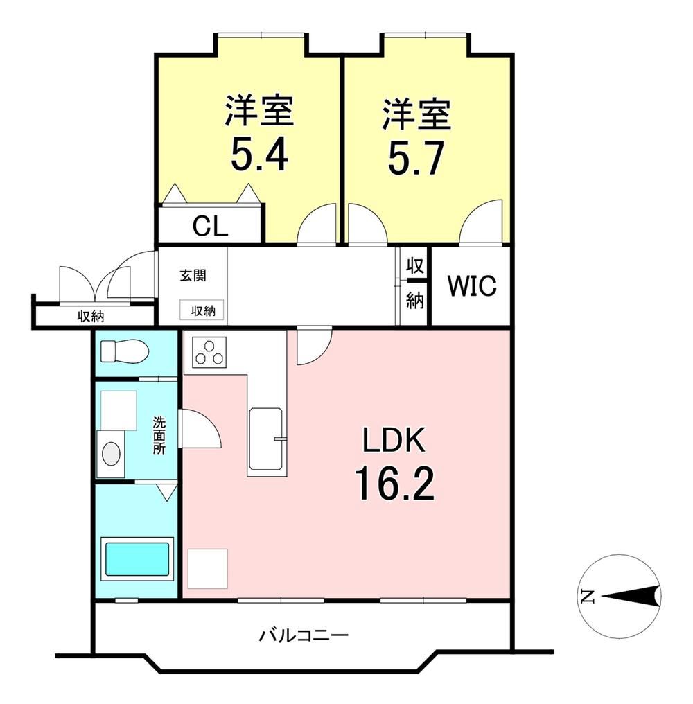 2LDK apartment in Yokosuka, Kanagawa - Photo 1