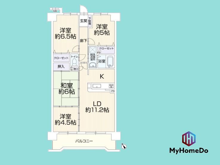 4LDK apartment in Moriyama Ward, Nagoya, Aichi - Photo 1