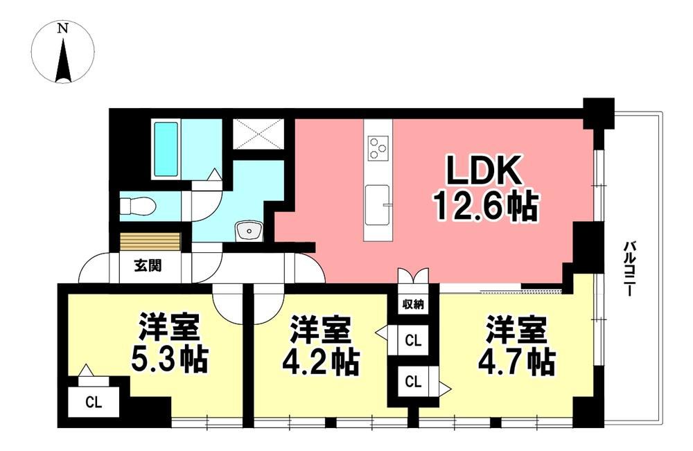 3LDK apartment in Atsuta Ward, Nagoya, Aichi - Photo 1