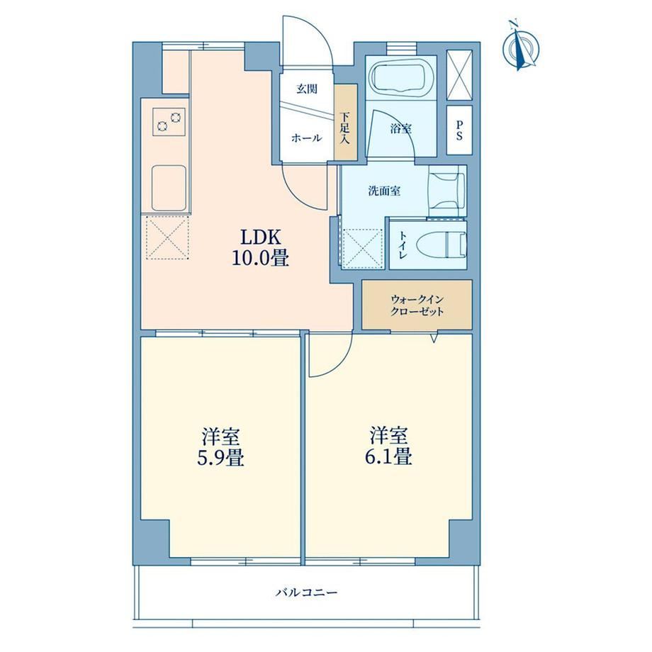 2LDK apartment in Ota Ward, Tokyo - Photo 1